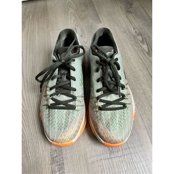 Nike KD 8 Easy Euro Light Grey Orange Lace-Up Basketball Shoes Youth Size 4.5 6W - Picture 4 of 12